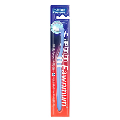 Super Deer 1PC Dental Orthodontic Toothbrush With Pointed Flat Head Professional Cleaning Brush Between Teeth Oral Hygiene Tool