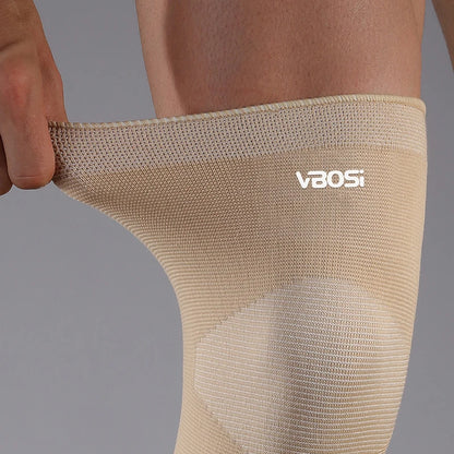 VBOSi 1pc Elastic Breathable Knee Support Sleeve for Cycling Running and Daily Use