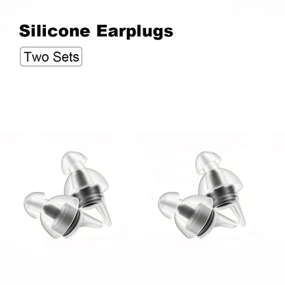 HUAK High Fidelity Silicone Ear Plugs for Noise Cancelling Washable Reusable Musicians Motorcycles Sleeping Work, Study, Swim