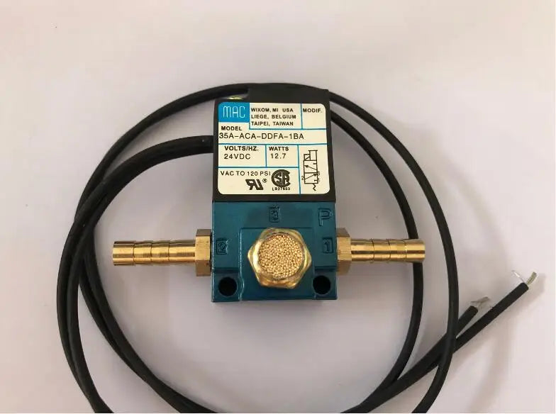 MAC 3 Port Electronic Boost Control Solenoid Valve DC12V 35A-ACA-DDBA-1BA With 6MM Tube Fittings Brass