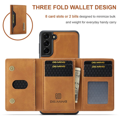 DG.MING Magnetic Detachable PU Leather Wallet Case for Samsung Galaxy S23 Ultra S22 S21 S20 FE A52 A52S A12 A54 A14 Note20 Ultra