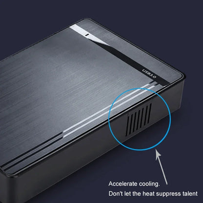 3.5'' HDD Case SATA to USB 3.0 Adapter External Hard Drive Enclosure for 2.5" 3.5" SSD Disk 450Mb/s 10TB HDD Case for PC Laptop
