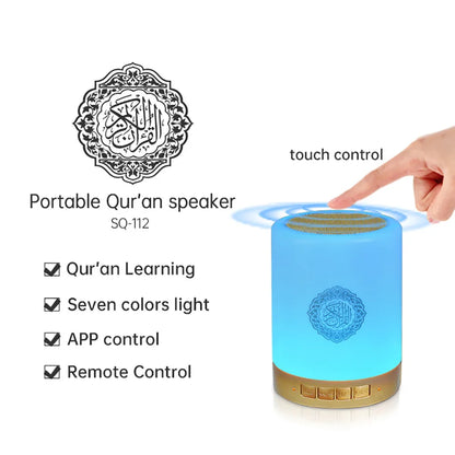 Azan Muslim Night Light Quran Portable Wireless Caixa De Som Bluetooth Speaker Music Sound Box Blutooth Holy Lamp Mini Baffle