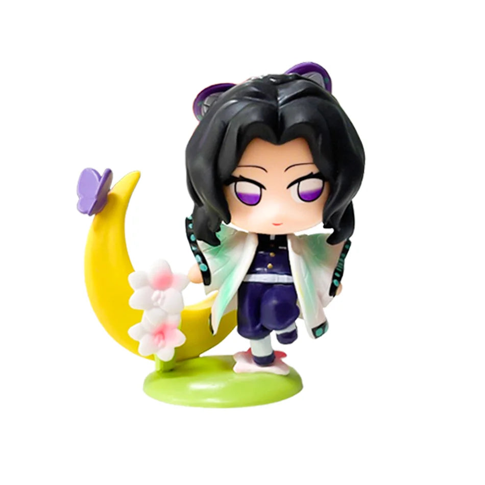 Demon Slayer Tanjiro Kamado Nezuko Anime Cartoon Figure Blind Box Creative Personalized Statue Model Ornament Surprise Gift Box