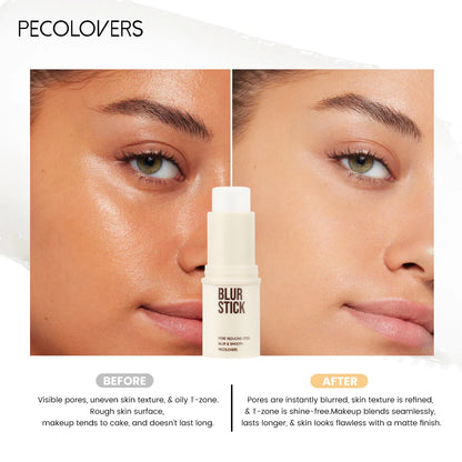 Invisible Pore Base Stick,Facial Makeup Front Milk,Facial Matte Stick,Natural Finish Concealer