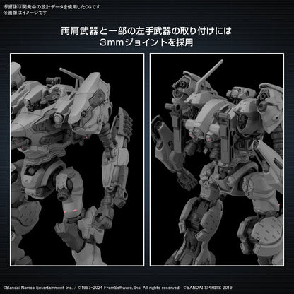 Bandai Genuine 30MM ARMORED CORE VI NIGHTFALL STEEL HAZE BD-011 MELANDER Liger Tail CC-2000 ORBITER Anime Figure Assembly Model