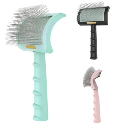 Pet Grooming Comb Shedding Hair Remove Needle Brush Slicker Massage Easy To Cleaning Large Dog Cat Fluffy Hair Tool Pet Supplies
