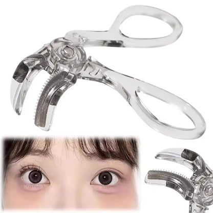 With Frameless Toothed Comb Eye Makeup Tool Professional Curling Tool Portable Wide-Angle Eyelash Clip Lasting Eyelash Curler