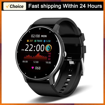 LIGE Waterproof Women Smart Band Watch Real-time Weather Forecast Men Watches Sports Ladies Smart Watch For Women Android IOS