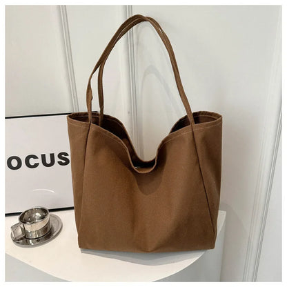 HOMEFISH  Large Capacity  Shopper Totes High Quality Eco Reusable Grocery Handbag For Women Travel Shoulder Bags Daily Pouch