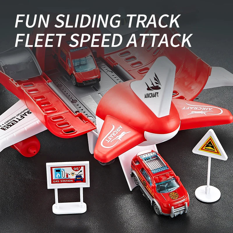 Creative and novel deformation airplane toy combination - Multiple themes, gift box packaging - Gifts suitable for boys and girl