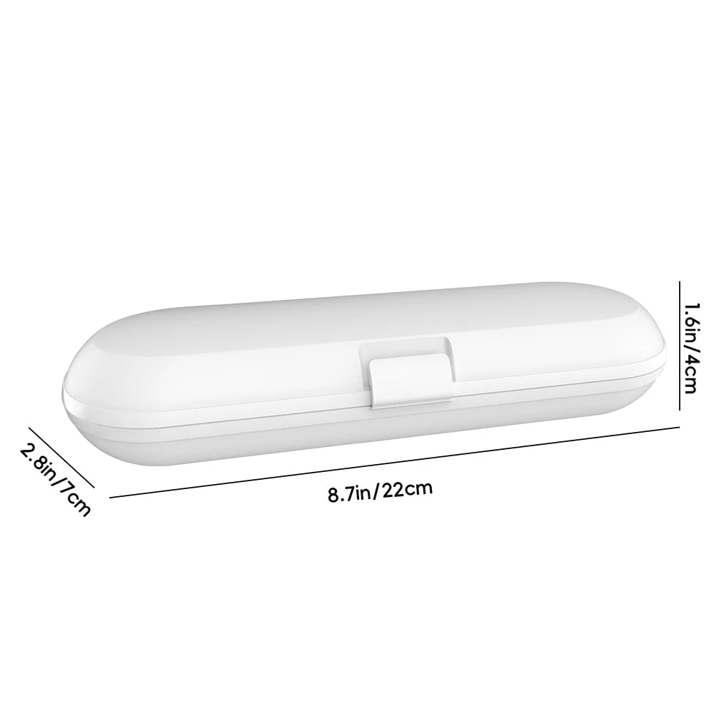 Electric Toothbrush Travel Case, Portable Toothbrush Protective Storage Box Compatible with Oral B & Philips Electric Toothbrush