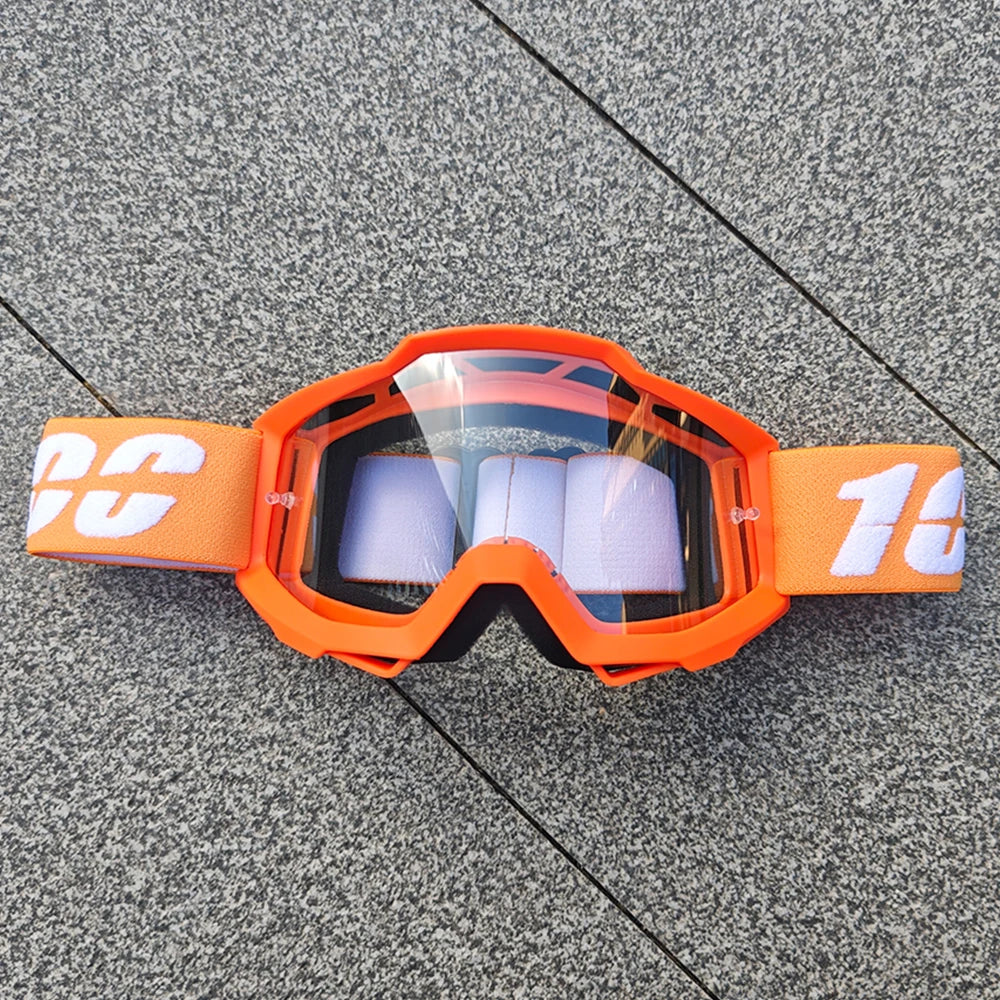Off-Road MTB Protective Eyeglasses Heavy Wind Sand Resistance Shockproof Clear Lens For Rough Terrain Cycling