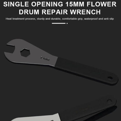 Bicycle Pedal Wrench 15mm Durable For MTB Mountain Bike Hubs Install Remover Removal Spanner Road Cycling Repair Tools ﻿