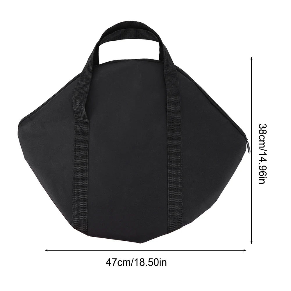 Baking Pan Caryying Case Bag/Handle Waterproof Grilling Pan Pouch Skillet Bag Wood Anti-scald Handle Outdoor BBQ Tool or Handle