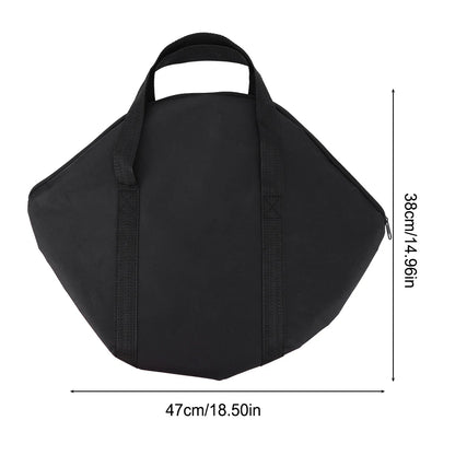 Baking Pan Caryying Case Bag/Handle Waterproof Grilling Pan Pouch Skillet Bag Wood Anti-scald Handle Outdoor BBQ Tool or Handle