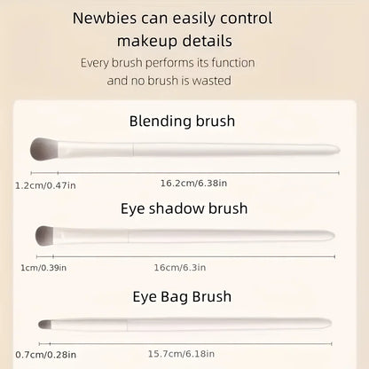 5-Piece Eye Makeup Brush Set Perfect Travel Companion and Gift for Friends, Girlfriends, and Wives