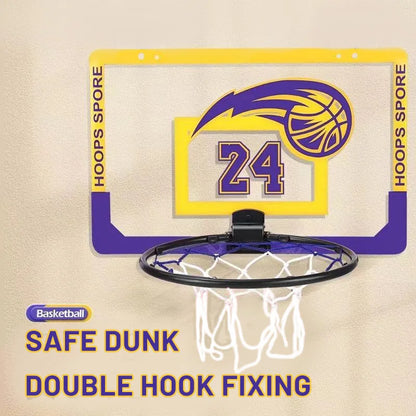 Indoor children's safety and fun games children's home sports basketball set wall bracket non perforated basketball frame