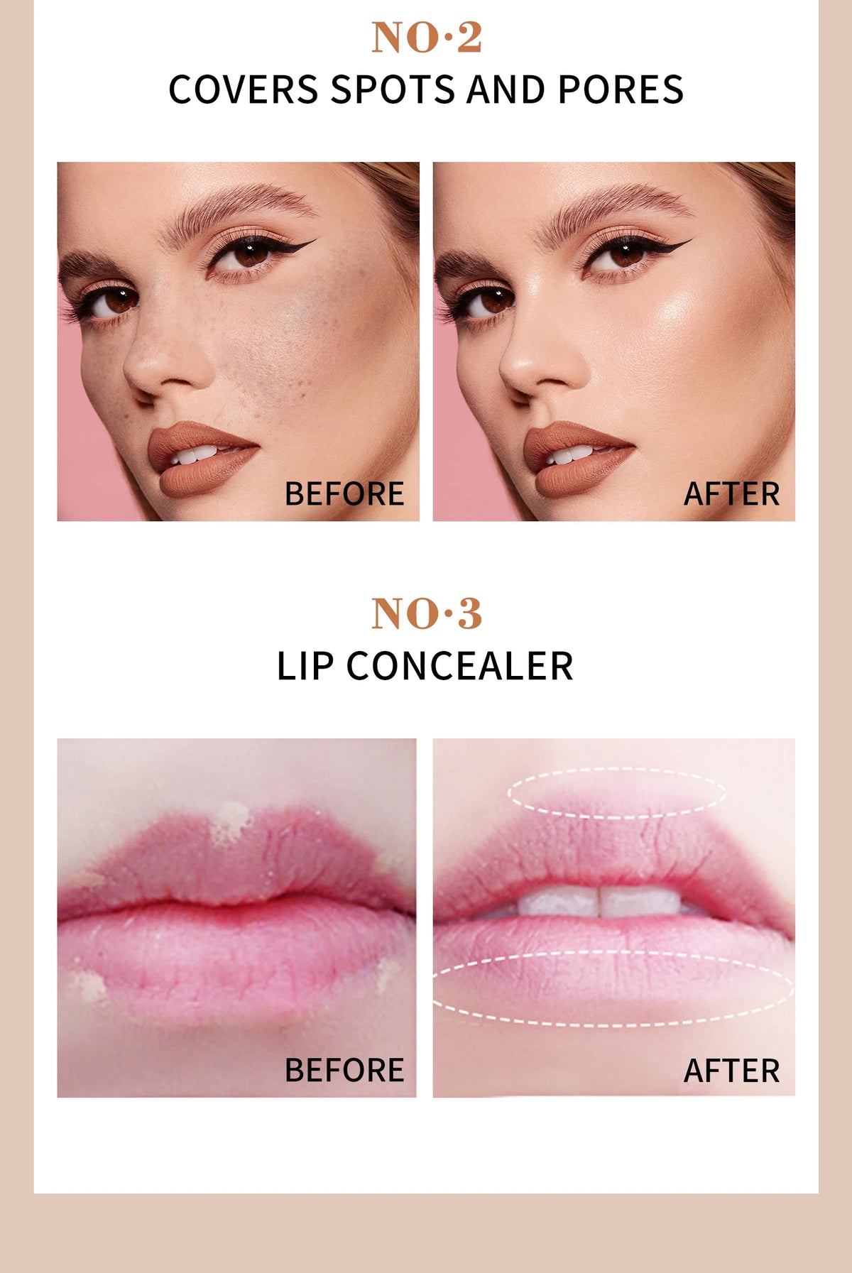 QIC Waterproof & Sweatproof Concealer Cream - Tattoo Coverage, Long-Lasting Foundation, Natural, Full Coverage, All Skin Types