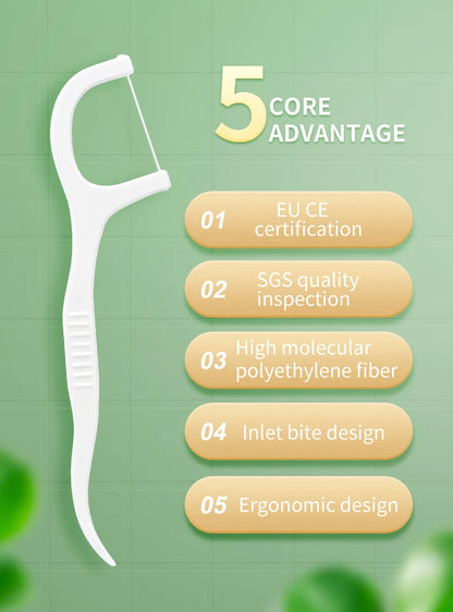 600PCS, 300PCS, 100PCS - Flosser-50PCS/Box - Cleaning interdental spaces, oral care tools