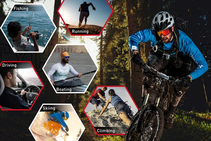 SCVCN Cycling Sunglasses Bike Mountain Driving Glasses Outdoor Sports Hiking Glasses Men's Glasses for Leisure Sunglasses