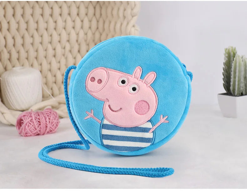 19cm 100% Genuine PEPPA PIG Stuffed Soft Doll Peppa George Zoe Suzy Rebecca Emily Danny Pedro bear Dinosaur Children Plush toy