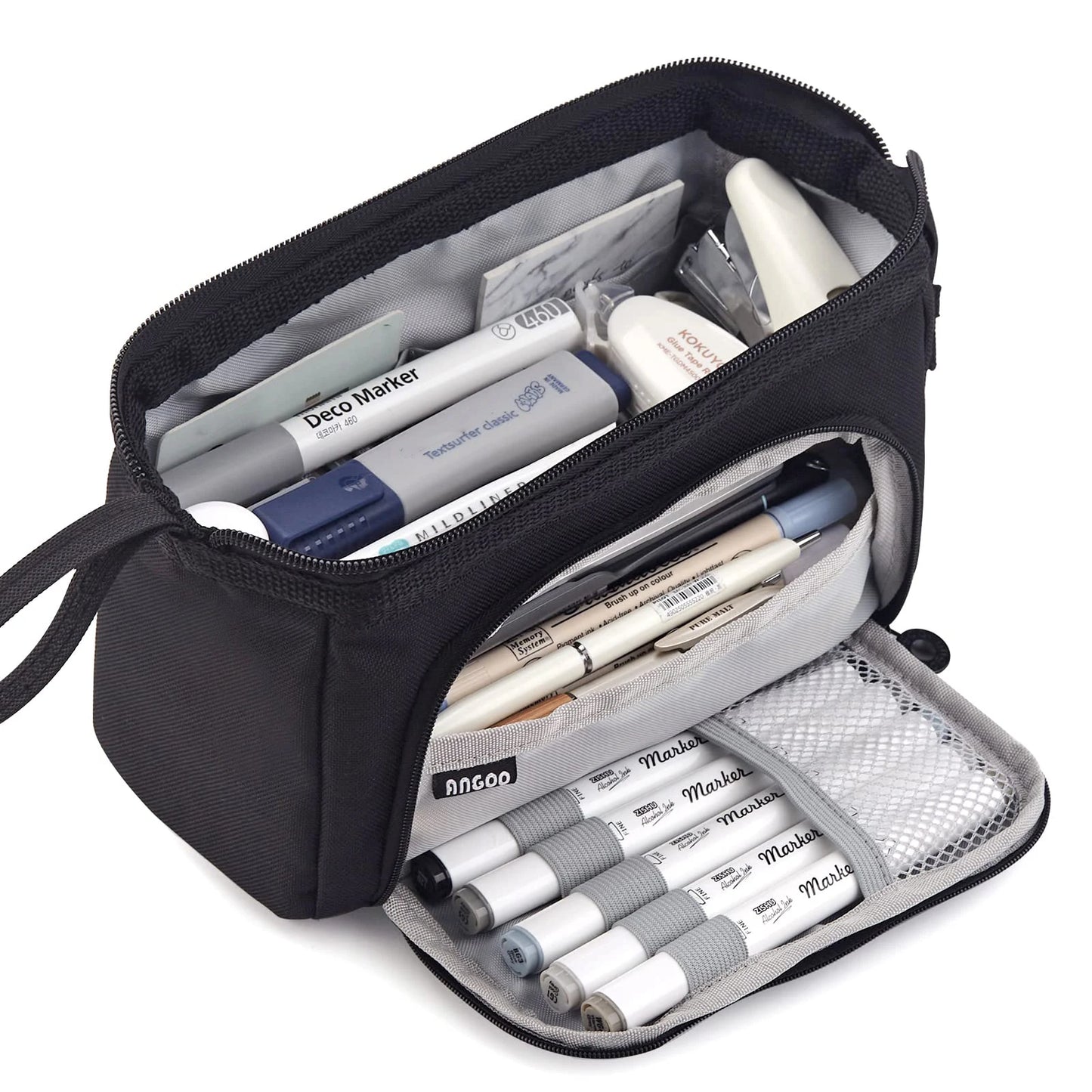 Large Capacity Pencil Case Cute Student Pencil Cases Big Pen Bag Case Storage Box Boy Girl Kid Office School Stationery Supplies