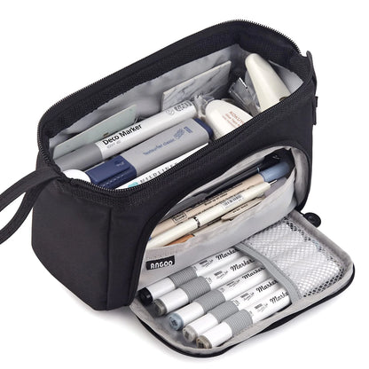 Large Capacity Pencil Case Cute Student Pencil Cases Big Pen Bag Case Storage Box Boy Girl Kid Office School Stationery Supplies