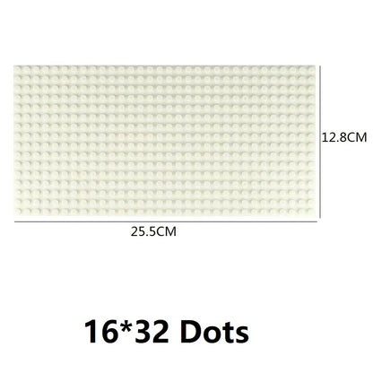 Single Double Sided Classic Base Plates Blocks Plates  32x32 16x16 16x32 Dots DIY Simulated scene Building block base Toy