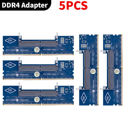 1-5PCS SO-DIMM To PC DIMM Card Laptop To Desktop Memory Adapter Card DDR3 DDR4 Memory RAM Adapter Card Stick