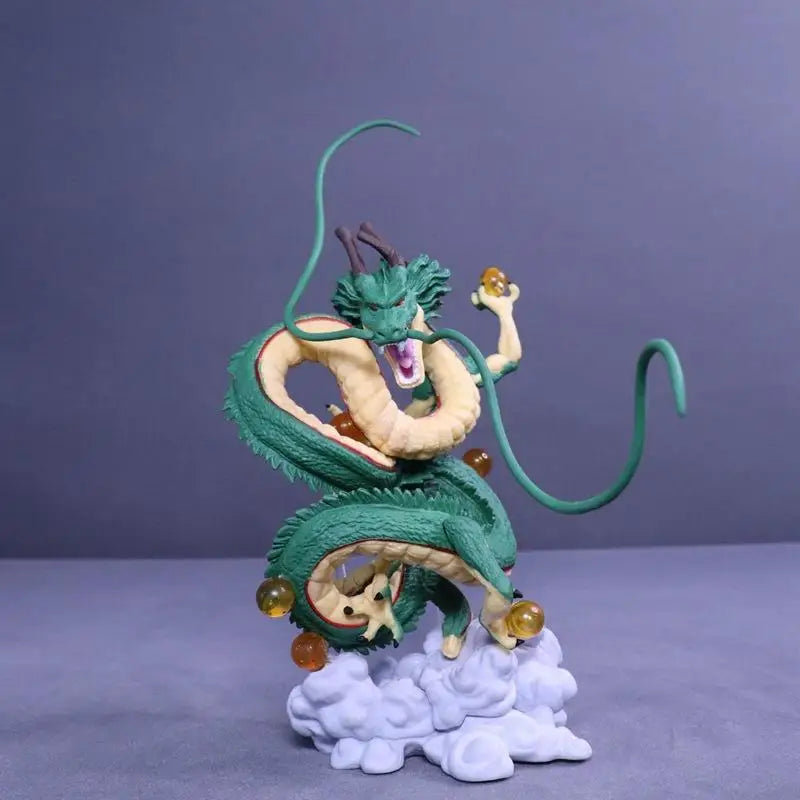 Creator X Creator Dragon Ball Shenron Green With Cloud Anime Action Figure Collection Model PVC Doll Toy Gift Decoration QY