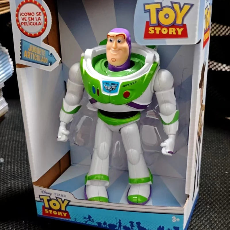 HOT Disney Toy Story 3 Buzz Lightyear Woody Anime Figure Toy Model Statue Ornament Pendant Action Doll Collection Kids Xmas Gift