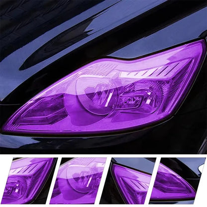 Car Headlight Taillight Protective Film Tint Vinyl Film Auto Lamp Film Sticker Sheet Color-Changing Smoke Matt Rear Fog Stickers