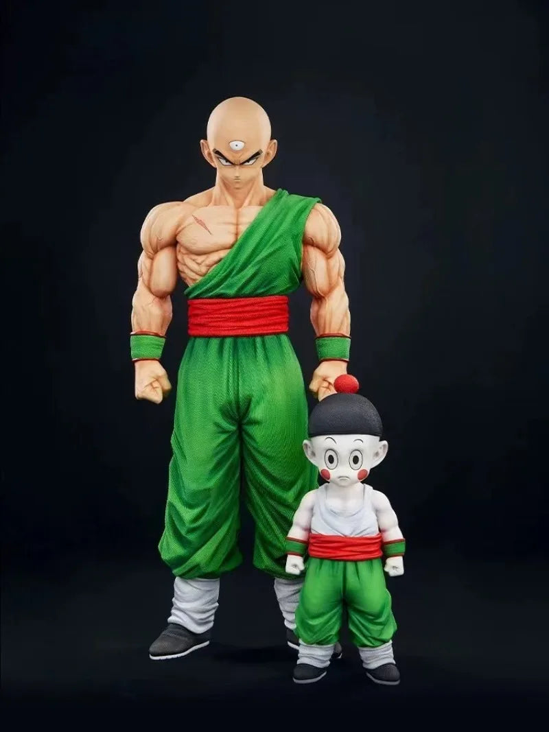 28cm Anime Dragon Ball Kids Krillin Son Gohan Trunks PVC Action Figures Model Collection Desktop Decoration Toys Kids Gifts