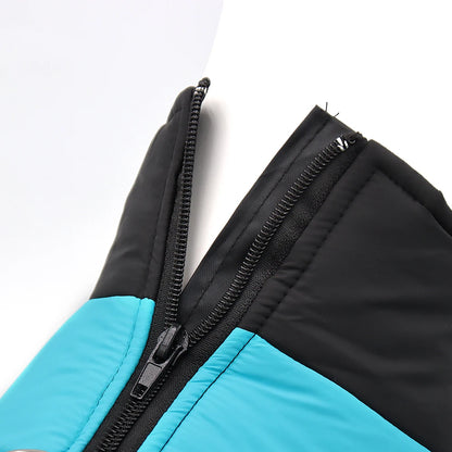 Winter Big Dog Clothes Waterproof Vest Jacket For Small Dogs Cats Outdoor Warm Puppy Coat With D Ring Labrodor Pug Pet Costume