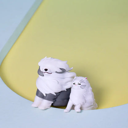 Japanese Qualia Twists Eggs, Animals , Cats And Dogs Cannot Be Defeated By The Wind Toys Birthday Cake Gift Model