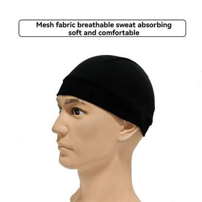Cooling Quick Dry Breathable Mesh Beanie Hat Fishing Hiking Runing Sports Hat Cycling Motor Helmet Inner Cap Sweat Head Wraps