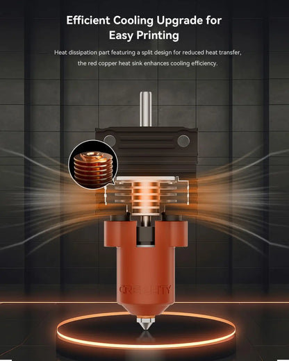 Creality Official K1/K1 Max/K1C Hotend Upgrades Kit,Ceramic Heating Block with Unicorn Quick Swap Nozzle for K1 Series 3D Printe