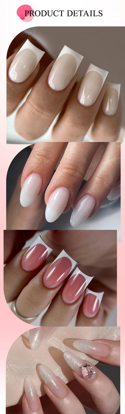 UR SUGAR 150g Transparent Nail Extension Gel Jelly White Light Pink Acrylic French Nail Art UV LED Gel Semi Permanent Manicure