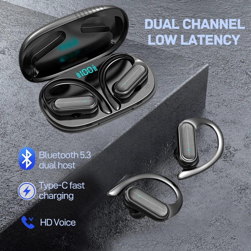 Wireless Bluetooth Headset HD Sound Quality Stereo Universal Headset Touch Light Low Price without the packaging box