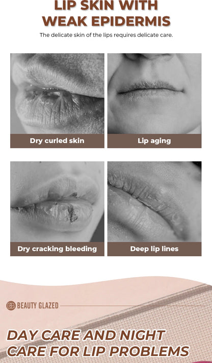 BEAUTY GLAZED 4Color Lipgloss Lip Oil Teens Moisturizing Lipstick Lip Balm High Shine And Lip Gloss Long-Lasting Dry Lip Care