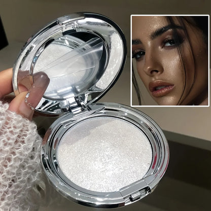 Diamond Shimmer Highlighter Cream Potato Texture Long Lasting Multi-Use Face Eye Cheek Makeup for Party & Gift