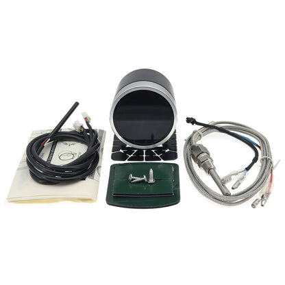 Universal Auto 12V 52mm 8 Color Racing Car Oil Pressure Water Oil Temp EGT Exhaust Temp Turbo Boost Tachometer Gauge Meter