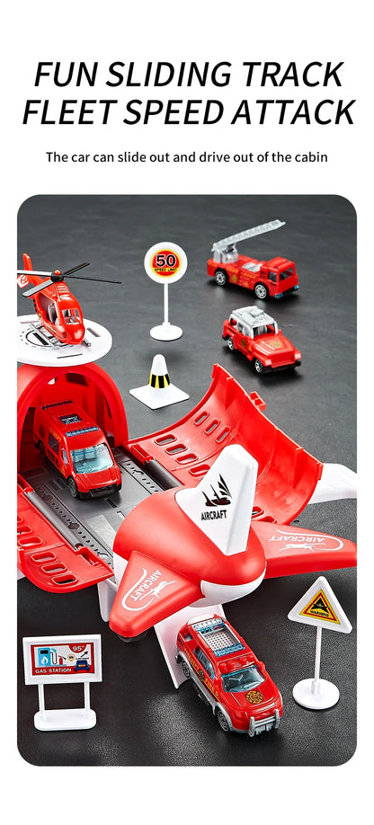 Creative and novel deformation airplane toy combination - Multiple themes, gift box packaging - Gifts suitable for boys and girl