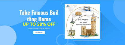 KNEW BUILT Capitol City Construction White House Micro Building Blocks US Mini Architecture Adult Children Toys Assemble Bricks