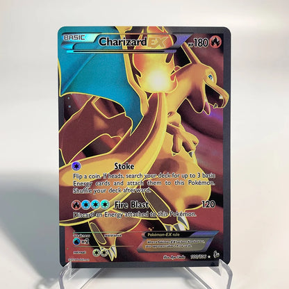 Charizard Pokemon Cards Shining Charizard Holographic Charizard Ex GX VMX Hobbies Rare Collection Battle Cards Toys Gifts