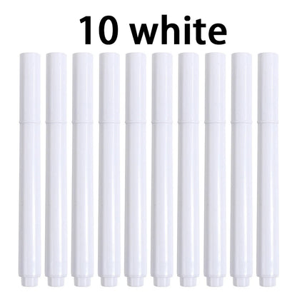 Liquid Chalk Erasable Pen 3-100Pcs White Marker for Glass Windows Blackboard Chalkboard Whiteboard Marker Drawing Chalk Pens