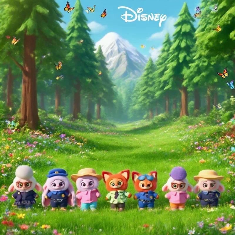 2026 Disney Zootopia Series Blind Box Judy Nick Vinyl Plush'''' Cartoon Character Pendant Trendy Toys Box Christmas Gift