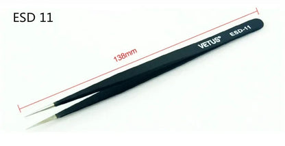 Makeup Professional Eyelash Tweezers 3D Volume Eyelash Extension Tweezer Fan Lash Eyebrow Tweezers VETUS Excellent Closure