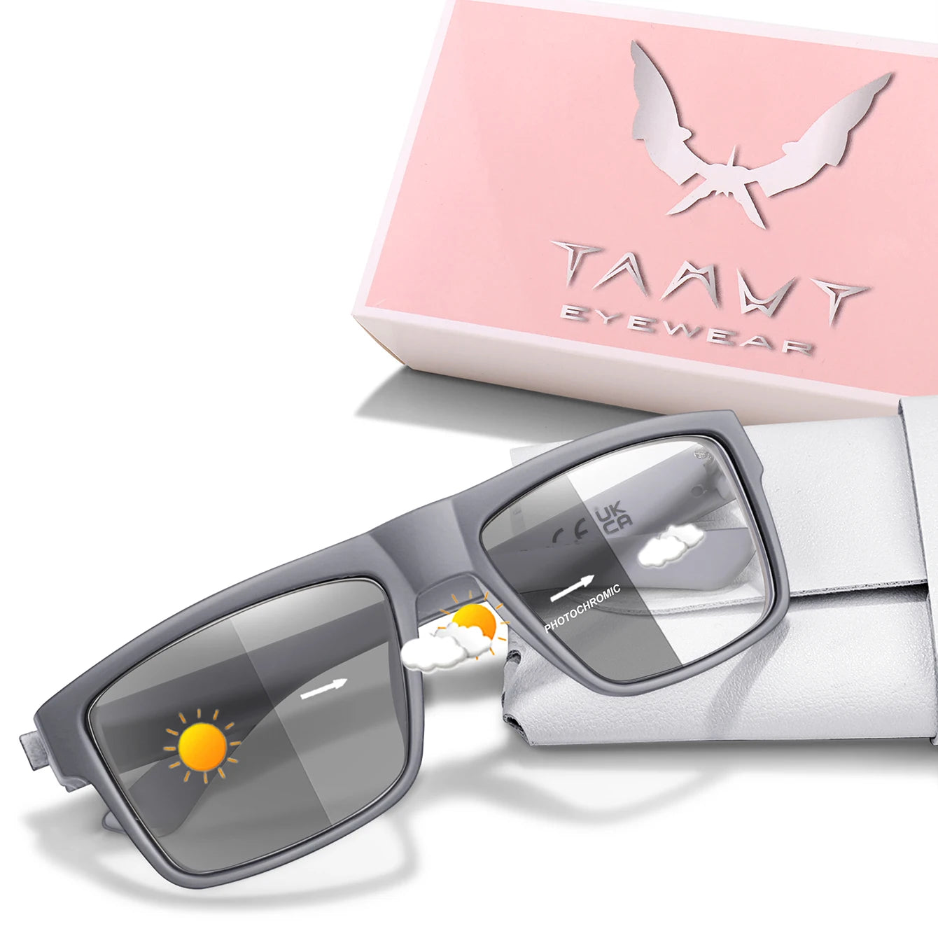 Fashion Polarized Color Changing Cycling Sunglasses Men Night Vision Car Driving Sunglass Dirt Bike Motorcycle  Glasses